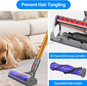 <span class=keywords><strong>Cepillo</strong></span> de suelo antienredos compatible con aspiradora Dysons V8 V10 V11 V15, <span class=keywords><strong>cepillo</strong></span> Motorhead para suelos duros lisos y alfombras - Product Image 3