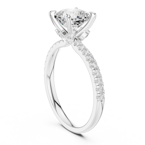 แหวนทองประดับเพชรแล็บโกรว์สำหรับผู้หญิง ดีไซน์คลาสสิก ทอง 10Kt 14Kt 18Kt 22Kt เครื่องประดับหรูหราสำหรับงานหมั้นและสวมใส่ในชีวิตประจำวัน - Product Image 3