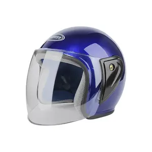 Casco de Motocicleta Eléctrico al por Mayor, Medio Casco para Hombre y Mujer, Equipo de Protección para las Cuatro Estaciones, Cascos Para <span class=keywords><strong>Moto</strong></span> - Product Image 1