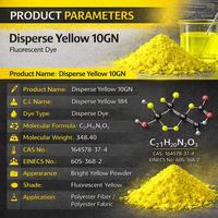 Colorant dispersé jaune 10GN 400% haute résistance pour tissu polyester, marque Liqian, carton/fût de 25 kg