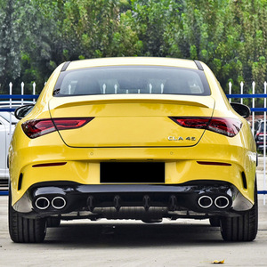 Alerón trasero Amp Z C118 con cuatro tubos de escape negros para Mercedes Benz Clase CLA CLA200 260 45 AMG - Product Image 1