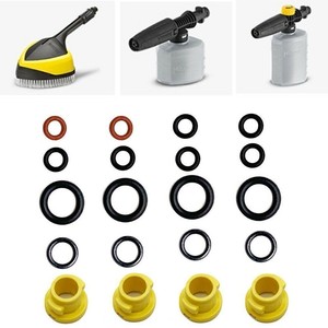 Kit de juntas tóricas para limpiadores de alta presión Krcher K2 K3 K4 K5 K6 K7 con componentes de plástico amarillo - Product Image 3
