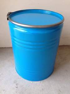 Tambour <span class=keywords><strong>métallique</strong></span> à tête ouverte en acier inoxydable de 55 gallons 50L 60L Tambour en acier conique de 100 <span class=keywords><strong>litres</strong></span> pour l'emballage de confiture d'huile - Product Image 2