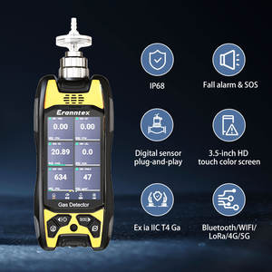 Portable Digital Sensor CO NO NO2 SO2 ETO Gas Analyzer 6 in 1 Gas Detector With Rechargeable Battery Multi Gas Detector - Product Image 2