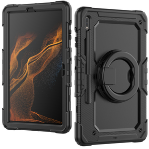 Custodia per Tablet <span class=keywords><strong>Samsung</strong></span> <span class=keywords><strong>Galaxy</strong></span> <span class=keywords><strong>Tab</strong></span> S7 FE/<span class=keywords><strong>S8</strong></span> Plus/S7 Plus Antiurto Ibrida Robusta con Impugnatura Girevole e Supporto, Pellicola Protettiva per Schermo, Adatta anche per Bambini - Product Image 2