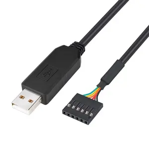 Produksi asli kualitas tinggi Usb untuk 6pin kabel seri Ttl Ftdi 3.3v