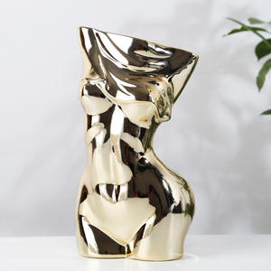 Vase à fleurs en céramique, buste, corps féminin <span class=keywords><strong>sexy</strong></span>, pot à fleurs en forme de corps, pour cadeaux d'anniversaire, décoration de la maison et du bureau - Product Image 4