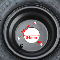 Pneus radiaux sans chambre à air 6 pouces 145/70-6 pour kart de drift et VTT tout-terrain, résistants à l'usure, sans garantie