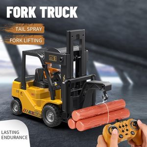 Ept 11ch điều khiển từ xa Xe Nâng Đồ chơi quy mô 1:24 chiếu sáng âm nhạc <span class=keywords><strong>RC</strong></span> xe tải phun <span class=keywords><strong>RC</strong></span> xe nâng xe - Product Image 4