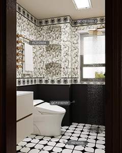 Ubin Dinding Lantai Porselen Buatan Tangan 150x300mm Desain Modern Rustic Matte untuk Kamar Mandi Halaman Ruang Tamu - Product Image 1