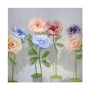 Nuovo Design Fiori Giganti in EVA Decorativi Combinazione di Fiori <span class=keywords><strong>Viola</strong></span> Fatti a Mano per Decorazione di Matrimoni e Vetrine - Product Image 6