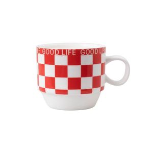 <b>Small</b> Espresso Mug Ceramic Black or Red Cartoon Pattern Coffee Mug Eco-friendly Reusable Food Safe <b>Microwave</b> Dishwasher Safe - Product Image 6