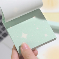 Vente chaude Star Design minimaliste esthétique bloc-notes non collant pour Journal planificateur bureau école Ins Style bloc-notes