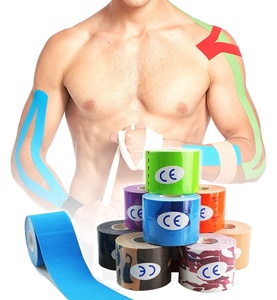 5Cm 5M Massief Patroon Medische Kwaliteit Katoen Spandex Kinesiologie Tape Spiertherapie Sport Duurzaam Ademend Milieuvriendelijk Unisex - Product Image 2