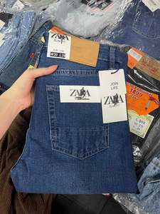 <span class=keywords><strong>Jeans</strong></span> Classici <span class=keywords><strong>Elasticizzati</strong></span> da Uomo, <span class=keywords><strong>Pantaloni</strong></span> in Denim Slim Fit Lavaggio Scuro per Uso Quotidiano Casual - Product Image 4