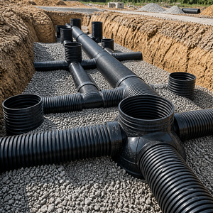 Tubería Corrugada de Doble Pared de HDPE Resistente a Productos Químicos, de Alta Calidad, SN16 DN300-DN800, <span class=keywords><strong>para</strong></span> Drenaje Municipal - Product Image 5