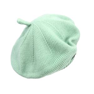 Topi Baret Rajut Warna Solid Musim Gugur Musim Dingin 2023, Fashion Terbaru 100% Akrilik untuk Bayi Perempuan, Topi Hangat Berbahan Wol - Product Image 4