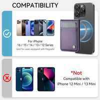 2026 nouveau Design Magsafe accessoires porte-cartes magnétiques en cuir Pu Premium boucle portefeuille pour Iphone 17