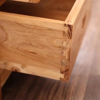 Armoire de rangement traditionnelle en bois d'orme ancien, durable, antique, pour salon, 2 tiroirs, 3 compartiments, cadre en fer, 6 étagères, coin