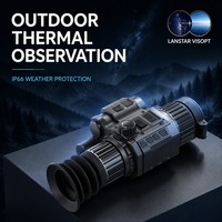 Caméra thermique VOx légère non refroidie, étanche IP66, pour l'observation extérieure longue distance avec enregistrement vidéo Wi-Fi