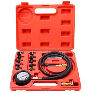 12 Pieces <strong>Diagnostic</strong> Test Kit Oil Pressure Gauge Kit For Cars Atvs Trucks,AutoTransmission Engine Oil Pressure Tester Gauge - Product Image 1