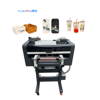 Tout en un A2 A3 30cm UV Dtf Printer Cup Wrap Transfers Crystal Sticker Uv Dtf Printer avec Laminator