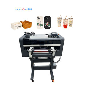 Todo en uno A2 A3 30cm UV Dtf Impresora Cup Wrap Transferencias Crystal Sticker Uv Dtf Impresora con laminador - Product Image 6