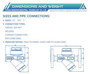 Bán trực tiếp cao-chịu nhiệt độ Hướng dẫn sử dụng hơi nước Bẫy nhiệt động lực ổn định cho nhà máy điện sử dụng - Product Image 3
