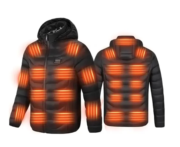 Custom Men's Fleece Heated Vest with Battery Pack Heated hoodie