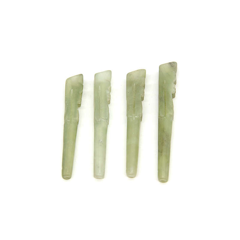 Portasigarette regalo di affari di tubi di fumo di giada intagliati naturali all'ingrosso