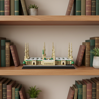 Serie de Arquitectura Mundial, Mezquita de Medina, Arabia Saudita, 594 Piezas, Bloques de Construcción de Plástico ABS de Partículas Pequeñas, Modelo de Juguete Educativo