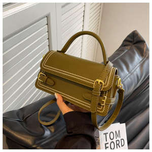 Fashionable new high-end PU stone patterned handbag, extremely simple crossbody bag - Product Image 4