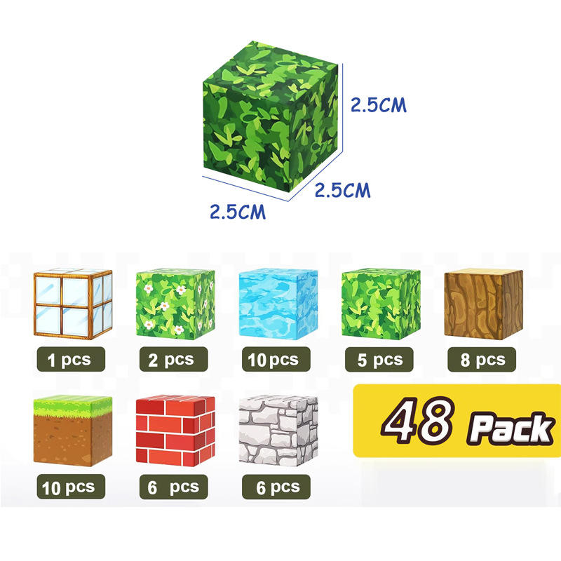 2,5 cm [forêt amazonien] 48pc