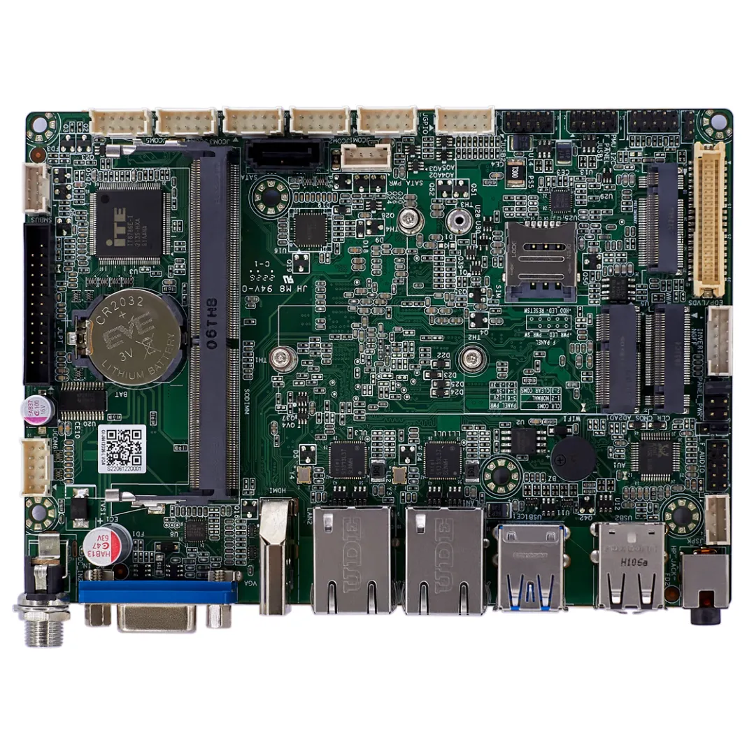 Pilihan terbaik Motherboard komputer kecepatan tinggi Intel c-eleron J6412 Quad-Core 2.0GHz prosesor kios pembayaran Mainboard
