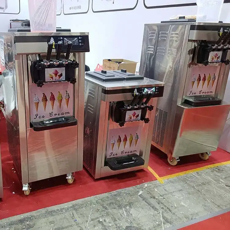 Machine de bureau commerciale de machine à crème glacée turque, mini maison de fabrication portable douce congelée