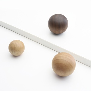 Rắn gỗ lỗ duy nhất ngăn kéo hạt xử lý với bóng thiết kế hiện đại cho tủ quần áo đăng nhập cửa tủ xử lý - Product Image 2