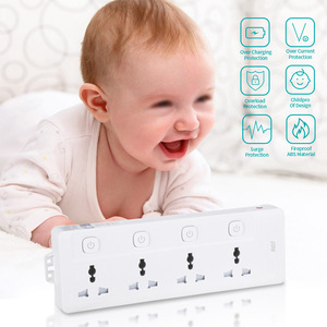Regleta de Enchufes Winning Star de 4 Tomas con Diseño de Seguridad Estándar para Uso en Hogar y Oficina - Product Image 1