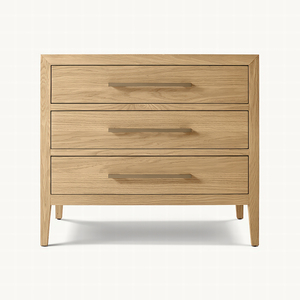 French Vintage Solid Oak Nightstand RH Style Distressed <strong>Bedside</strong> <strong>Table</strong> Lamp Platform Modern <strong>Antique</strong> for Bedroom/Living Room - Product Image 3