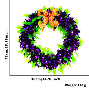 Guirlandes, pendentifs d'Halloween, décorations pour la maison et le jardin, décorations de porte, chauves-souris, citrouilles - Product Image 6