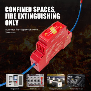 Bảo vệ tiết kiệm không gian: Bình chữa cháy Aerosol gắn trên đường ray DIN kích hoạt tự động để ngăn chặn đám cháy tủ - Product Image 5