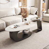 Vente en gros de table basse moderne de style luxe légère en acier inoxydable titane pour salon petite table d'angle d'hôtel personnalisation