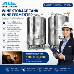 Cuve <span class=keywords><strong>de</strong></span> fermentation <span class=keywords><strong>de</strong></span> vin <span class=keywords><strong>de</strong></span> 10 000 L en SUS304/316L, fermentateur industriel pour la production <span class=keywords><strong>de</strong></span> vin <span class=keywords><strong>de</strong></span> fruits et <span class=keywords><strong>de</strong></span> <span class=keywords><strong>cidre</strong></span> en cave à vin - Product Image 5