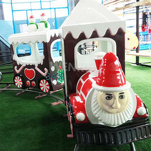 Tren Eléctrico Personalizable con Temática Navideña, 1+4 Cabinas, Música, Luces LED, para Parques, Ferias Escolares y Centros de Entretenimiento Familiar (<span class=keywords><strong>FEC</strong></span>) - Product Image 3