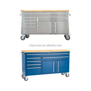 152cm Cold Rolled Steel Powder Coated Rolling <strong>Tool</strong> Cabinet 6 Drawers Flat Key Lock 45kg Capacity Garage Storage Casters OEM - Product Image 2