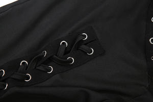 ชุดเซ็ต 2 ชิ้น เสื้อครอปและกางเกงขายาวสำหรับผู้หญิง สไตล์เซ็กซี่ Y2K คอลเลคชั่นใหม่ ฤดูใบไม้ผลิ/ฤดูใบไม้ร่วง ปี 2026 - Product Image 6