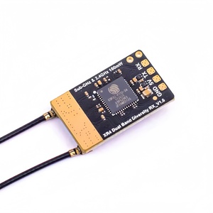 XR4 Gemini X ExpressLRS Coreless Plastic Receiver Dual Band 2.4GHz Sub-G 900MHz ELRS Long Range Low Latency High Reliability <b>RC</b> - Product Image 3