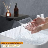 Ensemble de douche mural, robinets de salle de bain en laiton, kits de douche thermostatiques à effet pluie, mitigeur de douche doux, robinet encastré, valve en céramique
