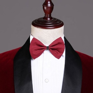 <span class=keywords><strong>Smoking</strong></span> <span class=keywords><strong>Homme</strong></span> Luxueux à Un Bouton Coupe Ajustée 2 Pièces en Velours pour Soirée et Dîner Respirant et Élégant - Product Image 2