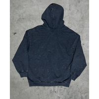 Sweat à capuche zippé personnalisé pour homme, de haute qualité, coupe oversize, en coton épais, avec strass, en molleton bouclette
