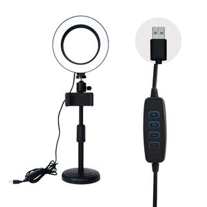 Anneau Lumineux LED pour Selfie avec Support de Téléphone Réglable et Trépied pour TikTok Live Stream Vidéo Studio Photographie de Produit Portable pour Maquilleurs - Product Image 4